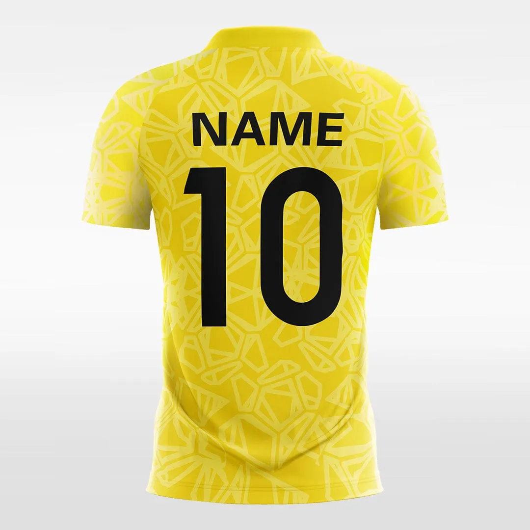 Classic Paisley - Custom Women Soccer Jerseys Design Yellow