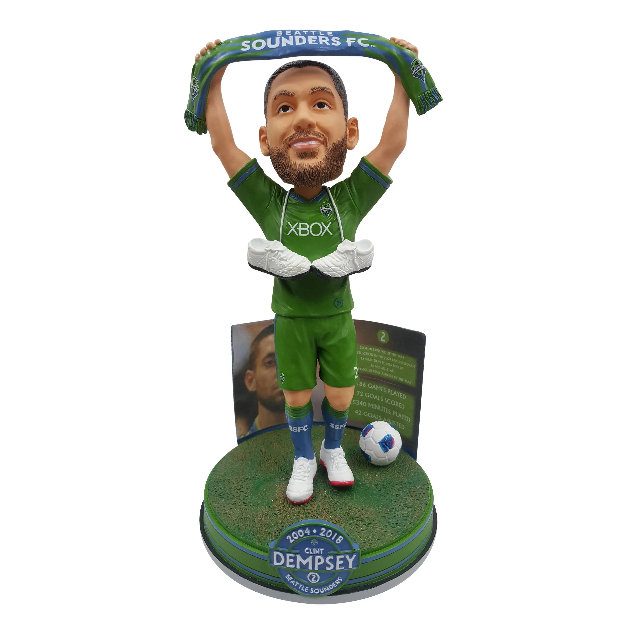 Clint Dempsey Seattle Sounders FC Retirement Bobblehead