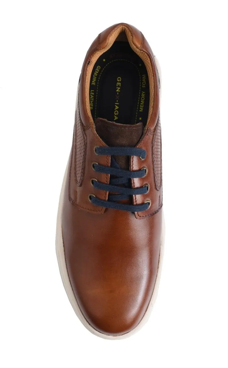 Collian Lace up Full Tan