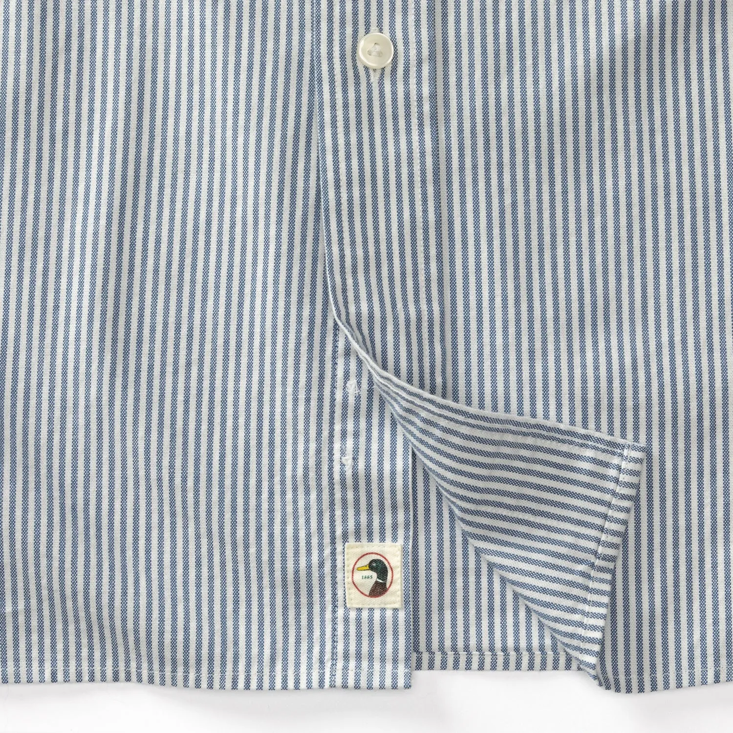 Collins Stripe Cotton Oxford Sport Shirt