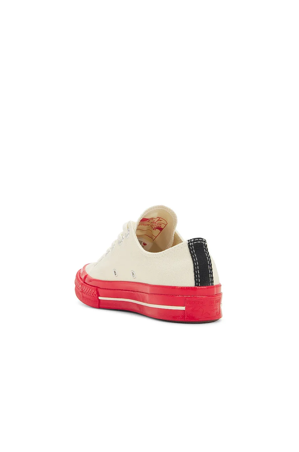 Comme des Garçons Converse Red Sole Low Top sneakers, white