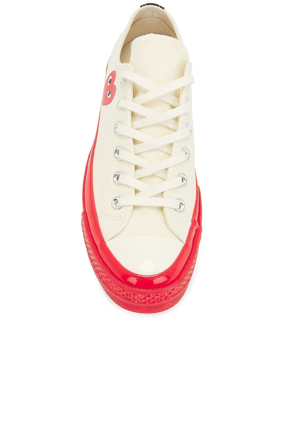 Comme des Garçons Converse Red Sole Low Top sneakers, white