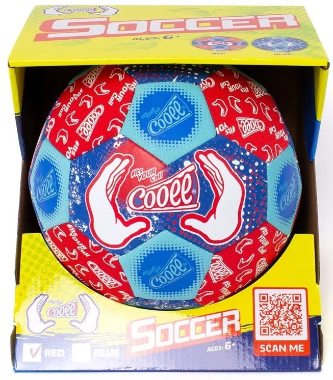 Cooee: #5 Neoprene Soccer Ball - Red