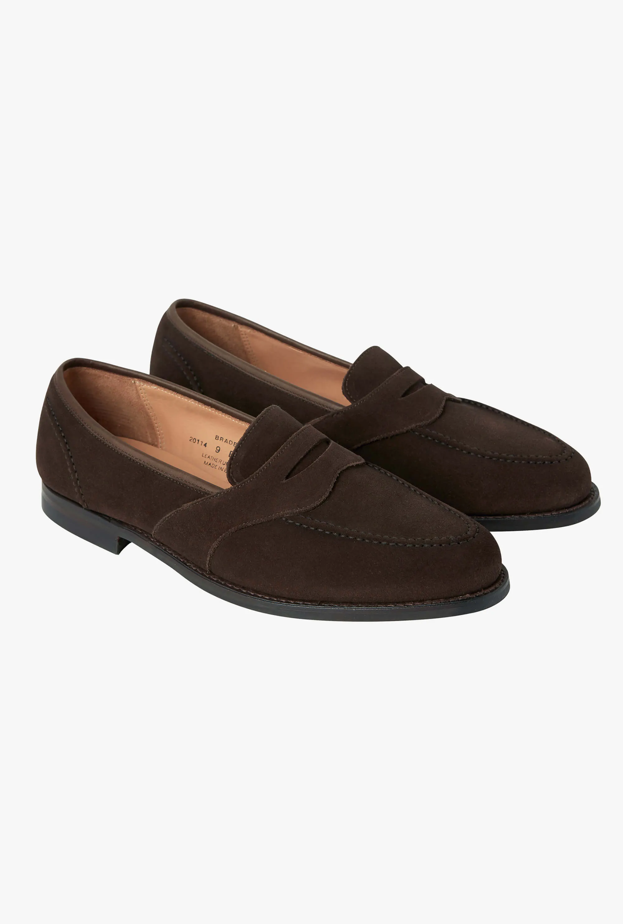 Crockett & Jones Bradbourne Loafer Brown Suede City Sole