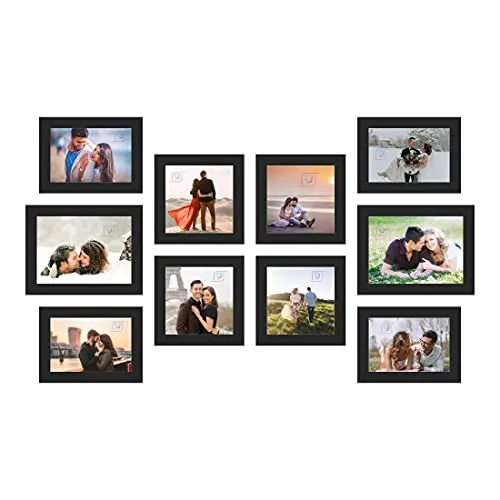 DJ ARTS Collage Photo Frames, Set of 10 Wall Hanging