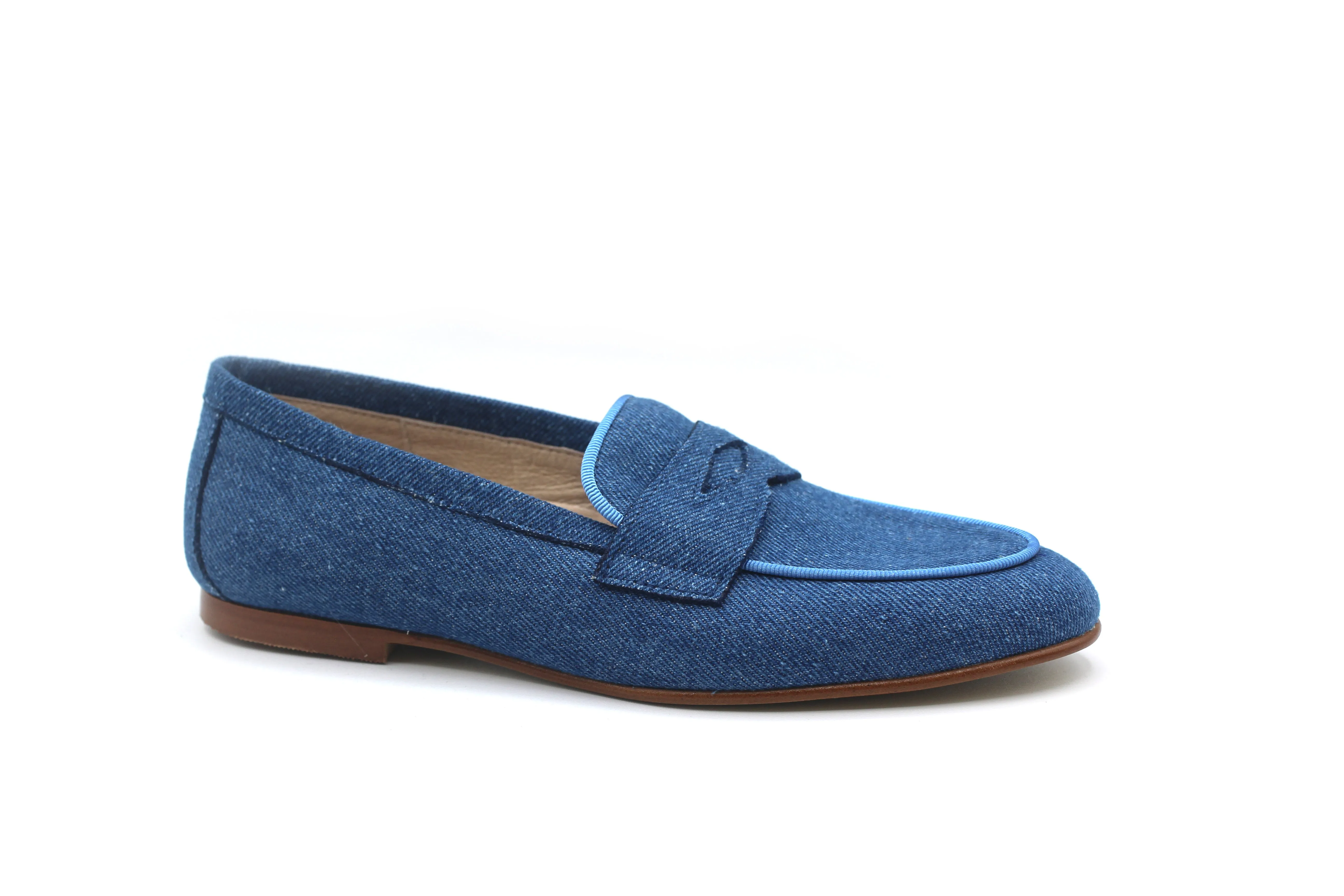 Don Louis Denim Azul Penny Loafer