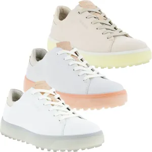 ECCO Womens Golf Tray Leather Golf Shoes