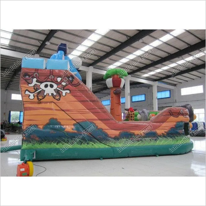 Elephant Inflatable Pirate Ship Bouncer Animals Pirate Boat Silk Printing Inflatable Animals Pirate Boat