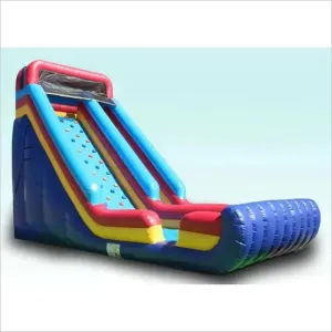 Entertainment Large Blow Up Slide , Toddler Inflatable Dry Side