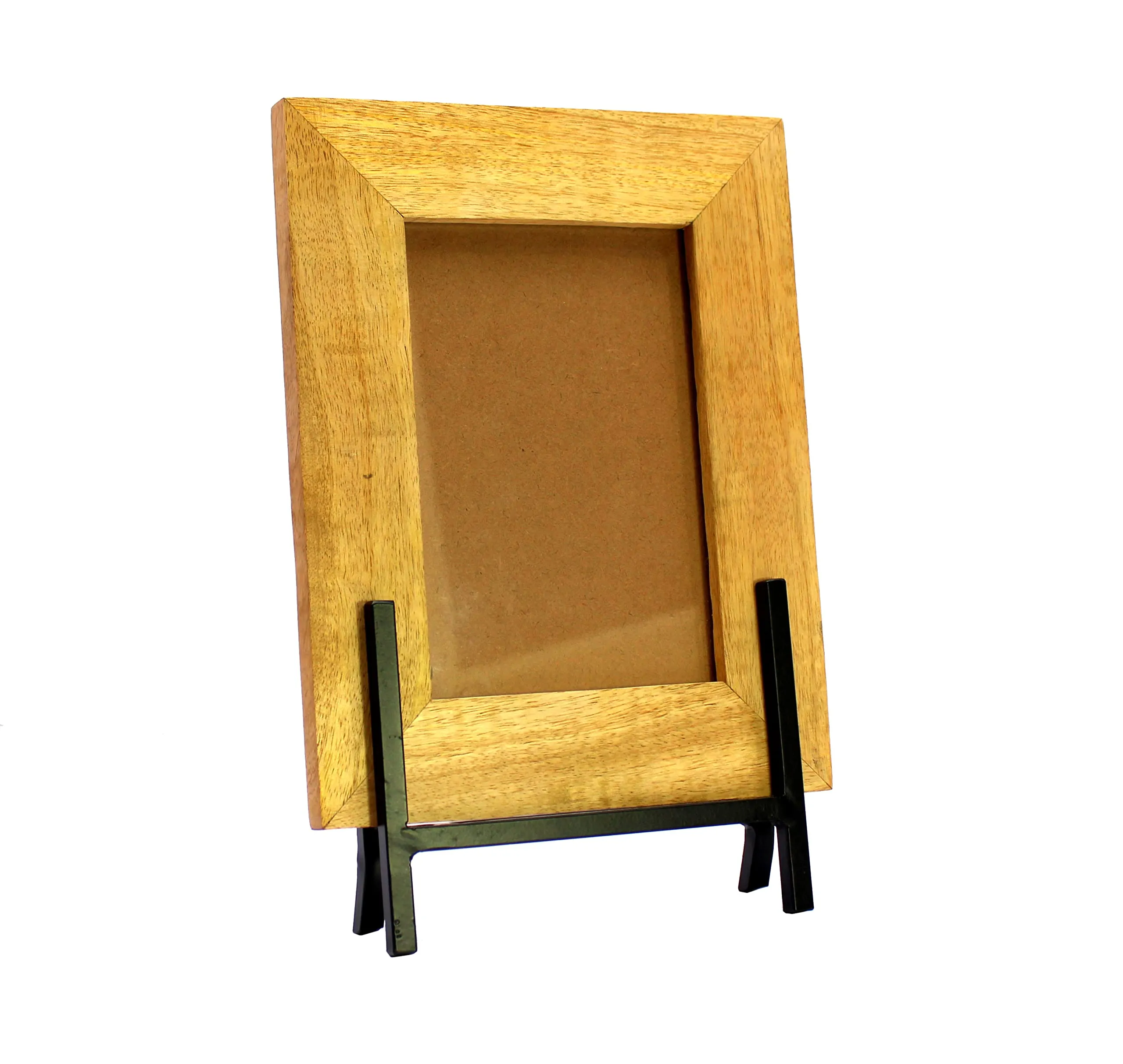 eSplanade Wooden Photo Frame with Metal Stand - 8" x 6" Inches