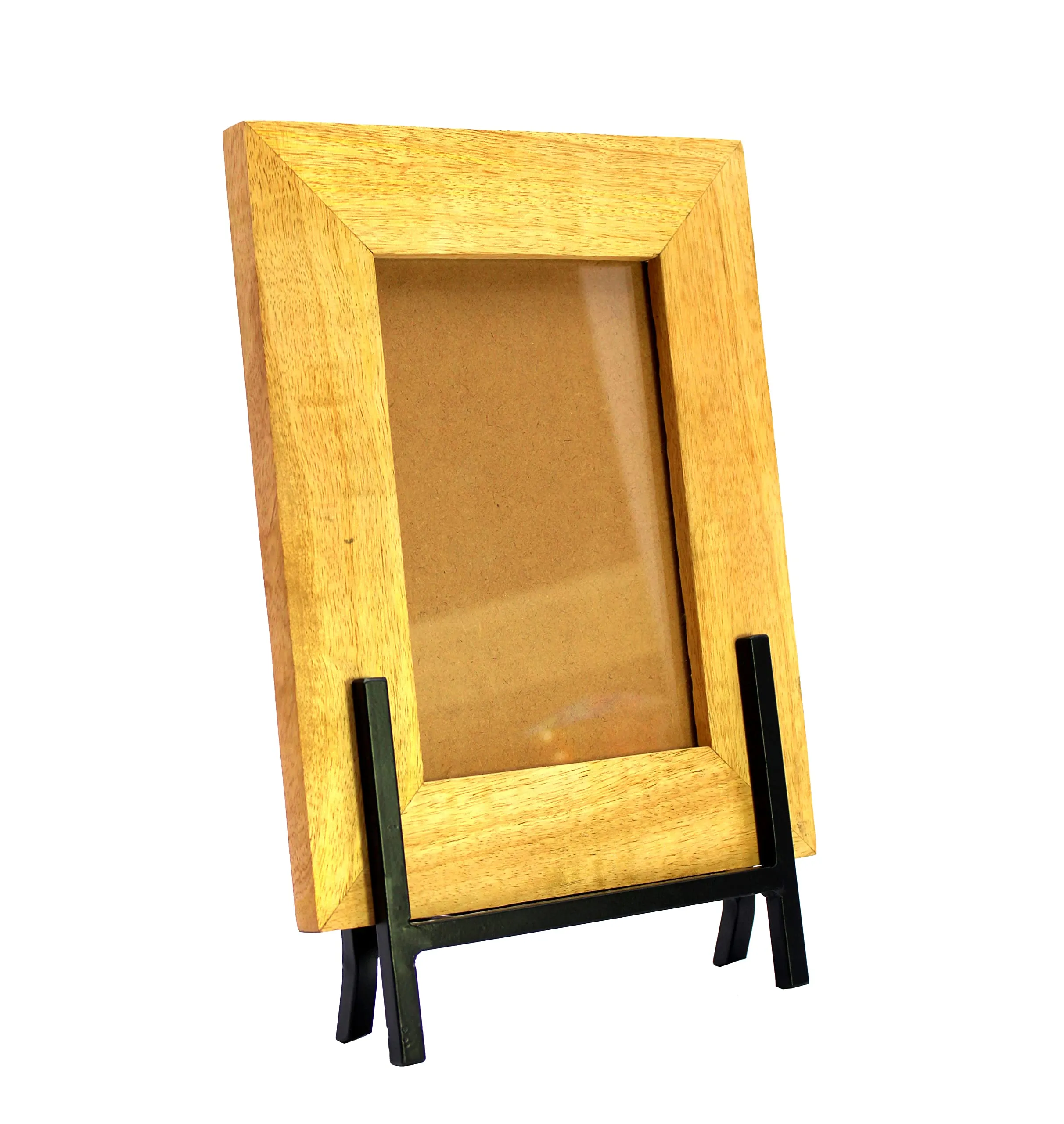 eSplanade Wooden Photo Frame with Metal Stand - 8" x 6" Inches