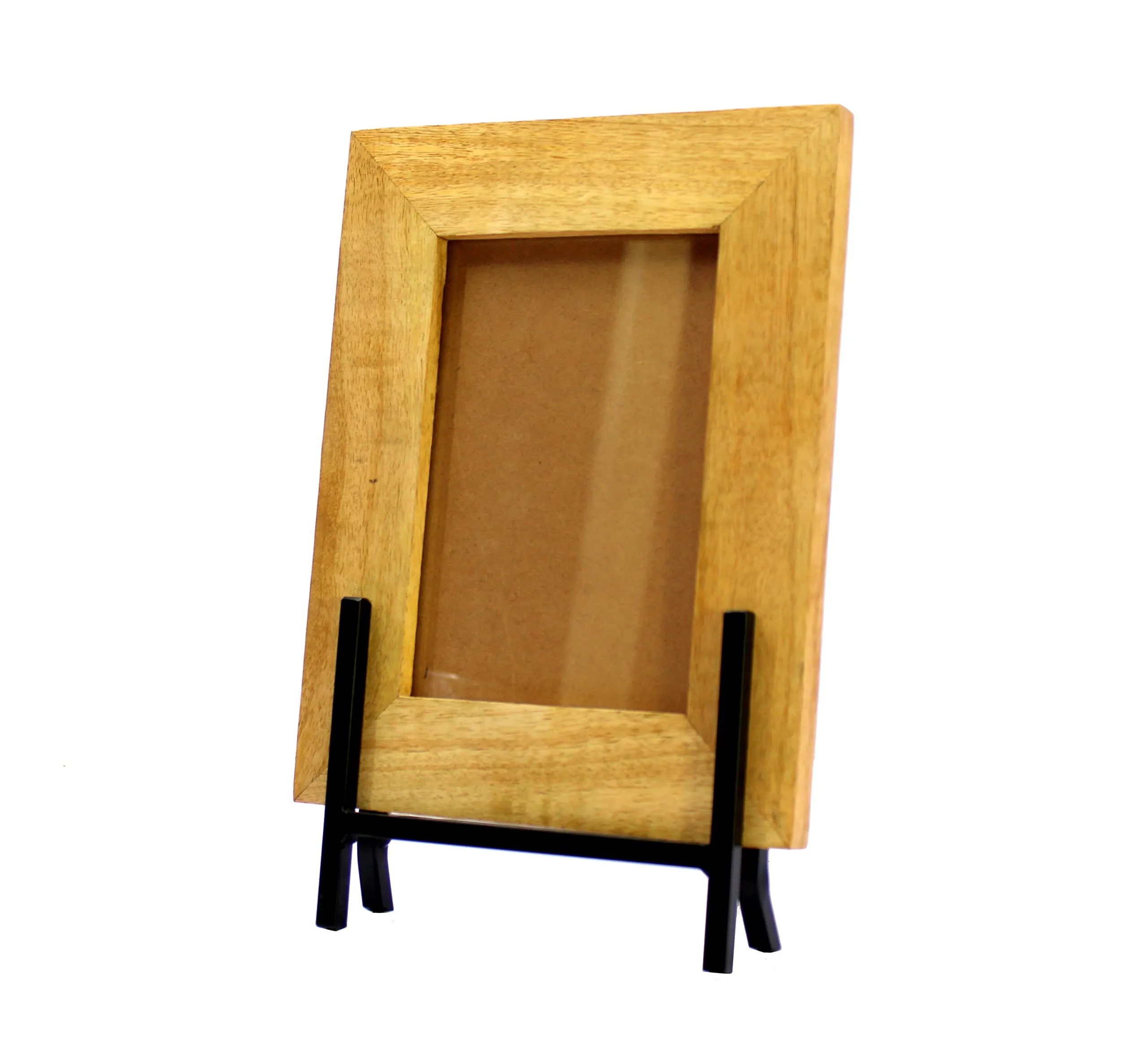 eSplanade Wooden Photo Frame with Metal Stand - 8" x 6" Inches