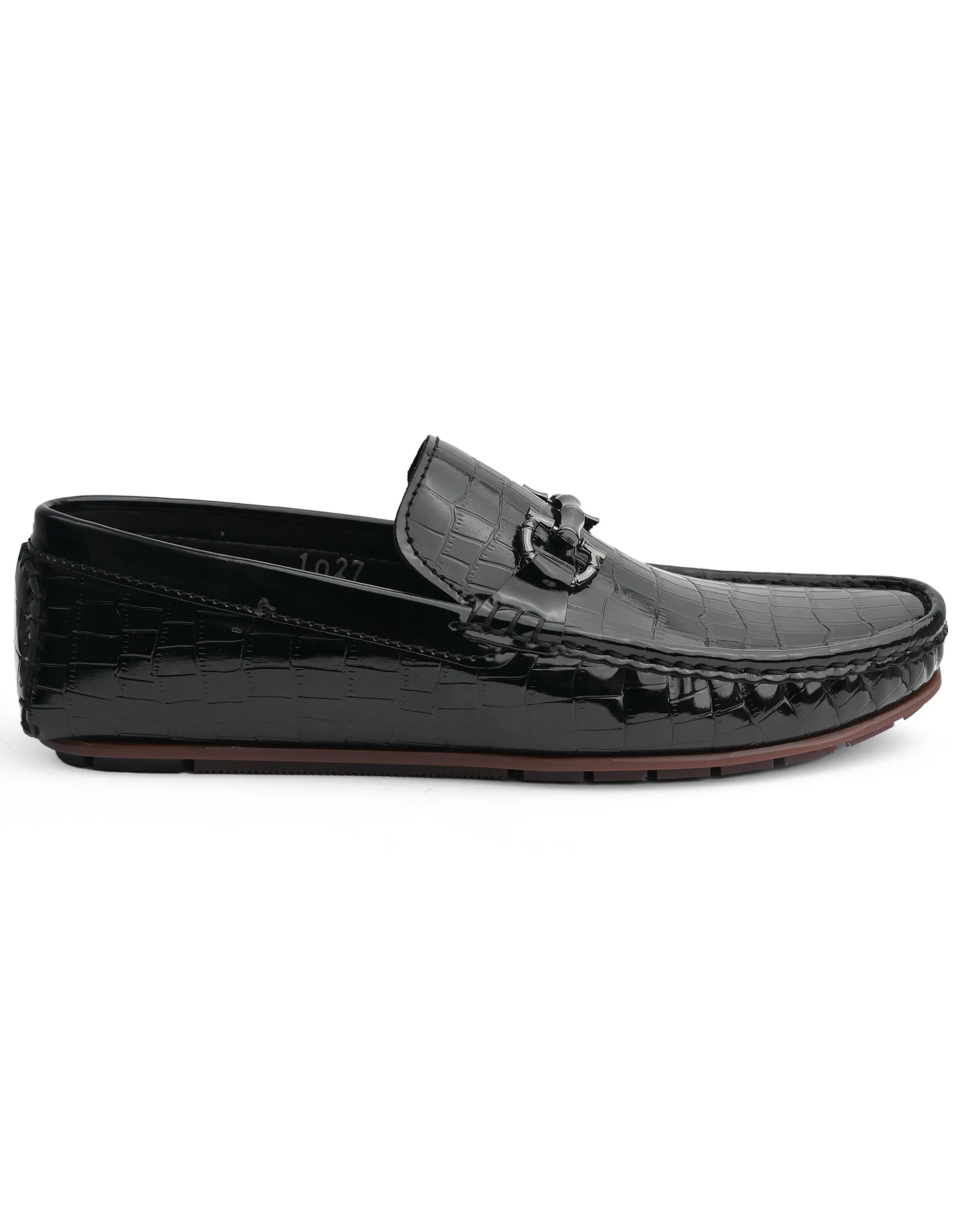 EX-8001-Black-Men Driving Moccasins