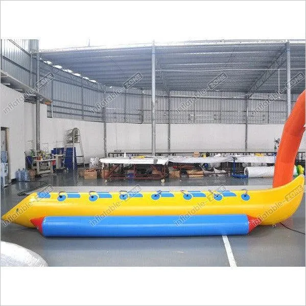 Excellent Flying Fish Banana Inflatable Boat Floating Water Game