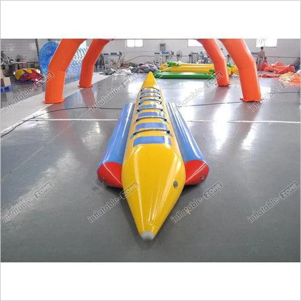 Excellent Flying Fish Banana Inflatable Boat Floating Water Game