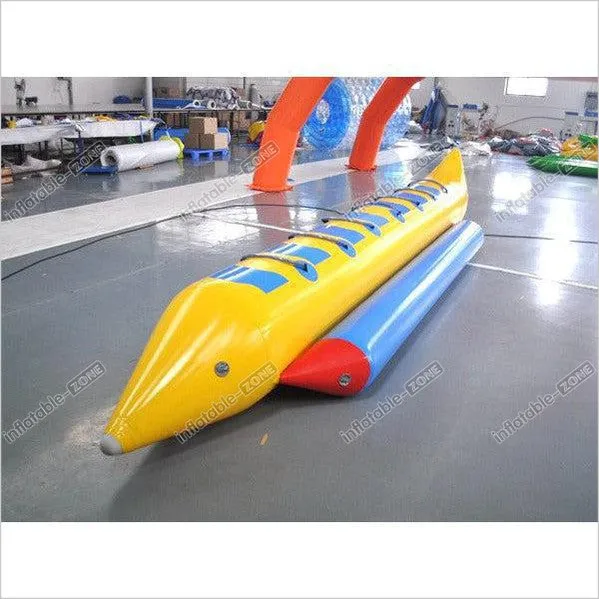 Excellent Flying Fish Banana Inflatable Boat Floating Water Game