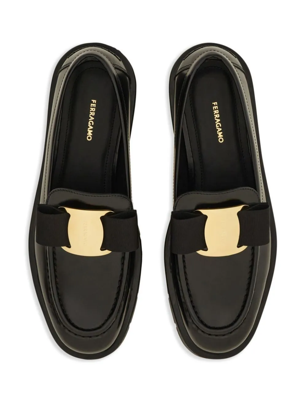 Ferragamo Chunky Bow Loafers for Women