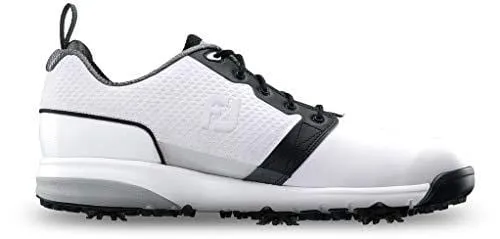 FootJoy Men's ContourFIT-Previous Season Style Golf Shoes White 9.5 M Black, US