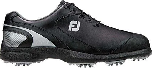 FootJoy Men's Sport LT Golf Shoes 58038 - Black/Silver - 9.5 - Medium