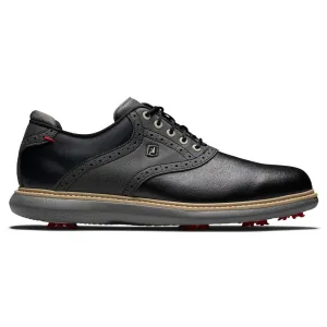 FootJoy Traditions Spiked Waterproof Shoes - Black