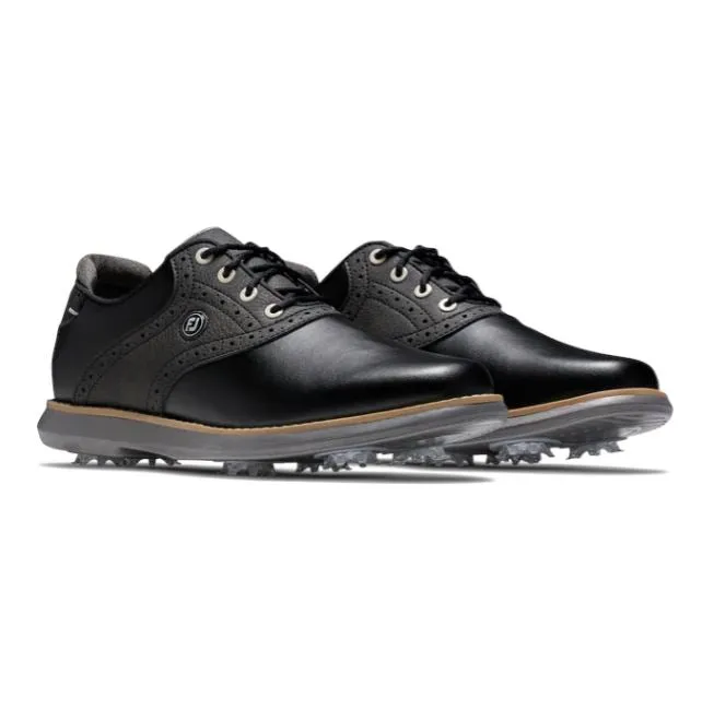 FootJoy Traditions Women's Golf Shoes Black/Black/Grey 97905