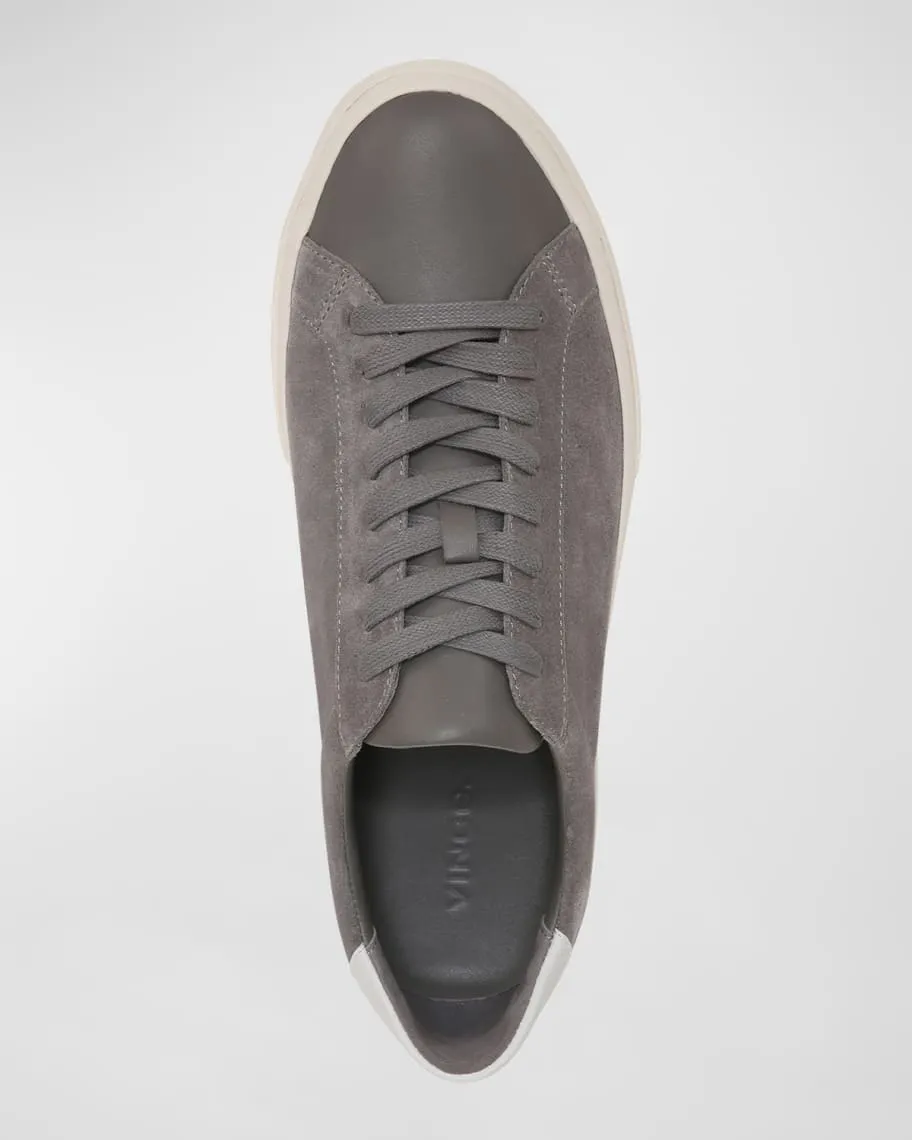 Fulton-E Vince Men's Leather Low Top Sneakers