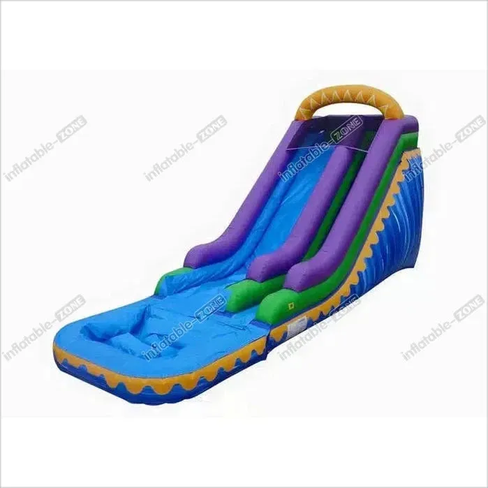 Funny Backyard 0.55MM PVC Kids Inflatable Water Slide With Splash Pool