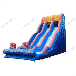 Garden Outdoor Inflatable Dry Slide, Big Party Cartoon Toddler Blow Up Dry Slide