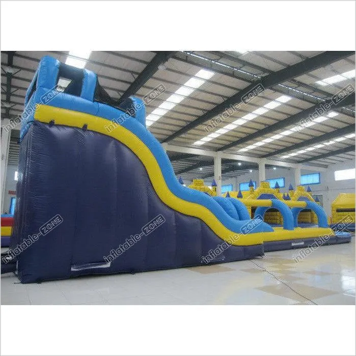 Giant Water Slides Inflatable Slides Water Park Amusement Park Party