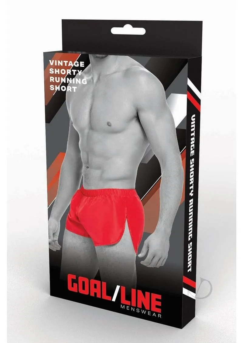 Goal Line Extreme Split Shorts S/m Red