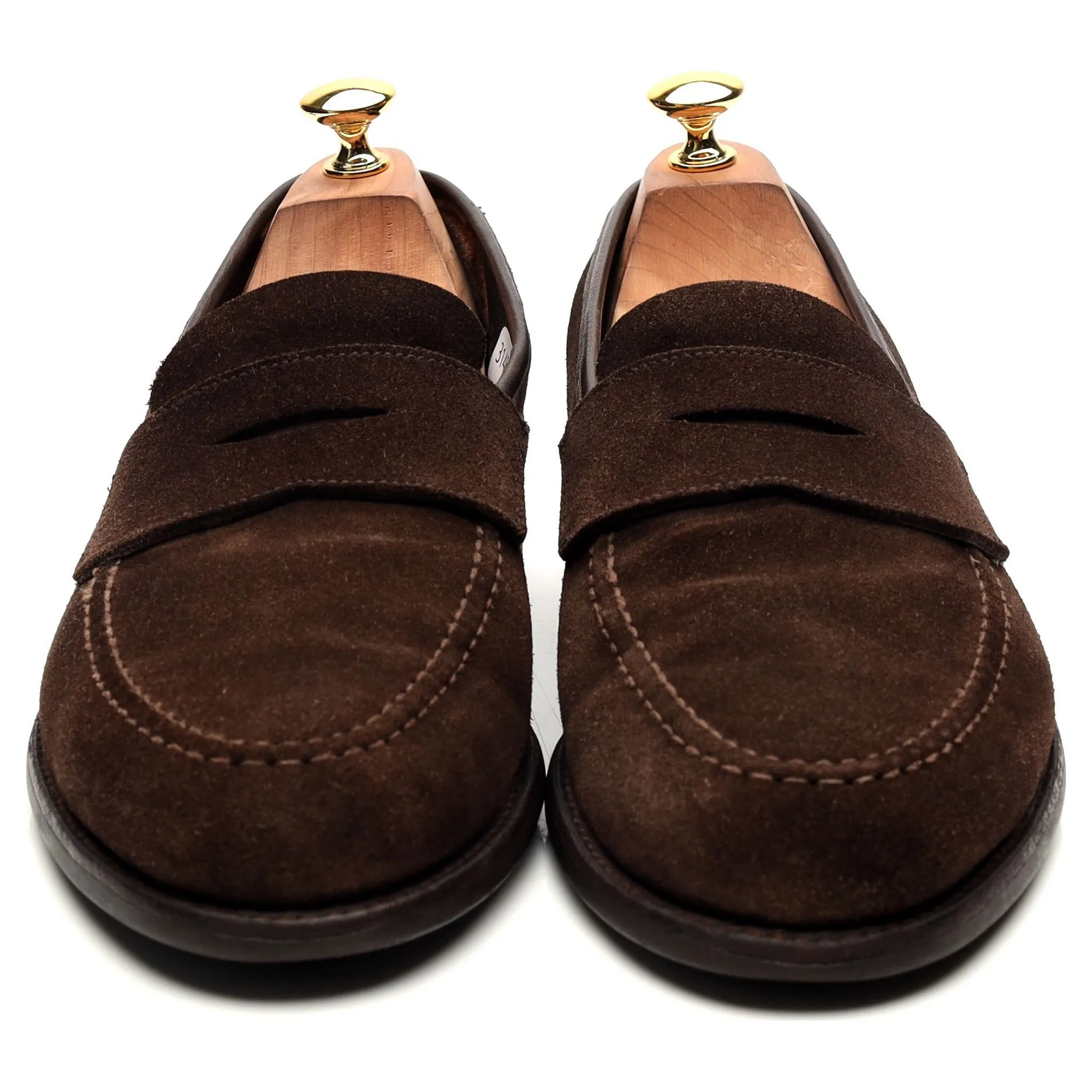 'Harvard 2' Dark Brown Suede Loafers UK 10 E