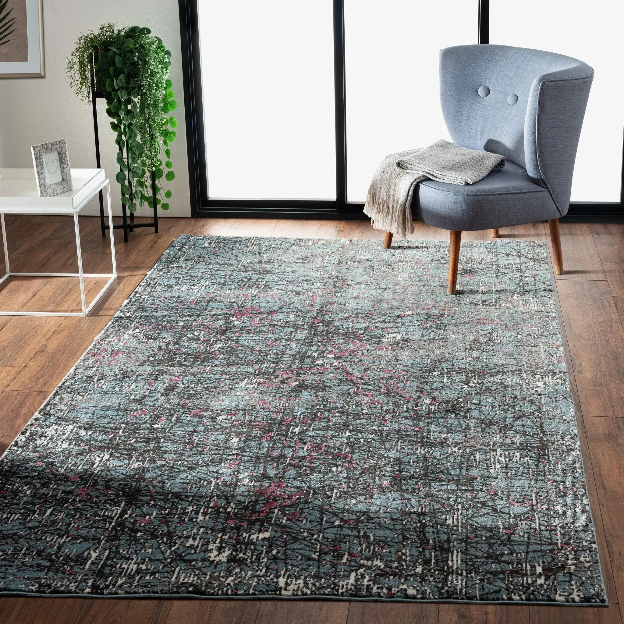 Impulse Lr81854 Blue/Multi Rug