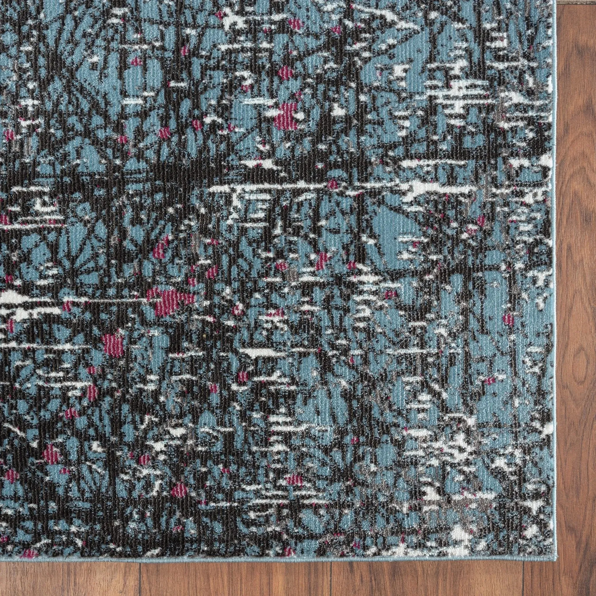 Impulse Lr81854 Blue/Multi Rug