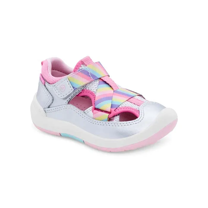 Infant Boy Stride Rite SRTech Surf in Silver Rainbow