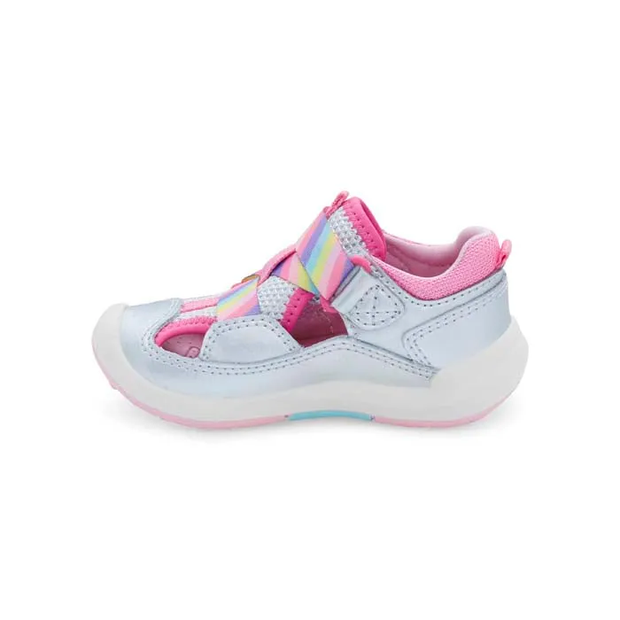 Infant Boy Stride Rite SRTech Surf in Silver Rainbow