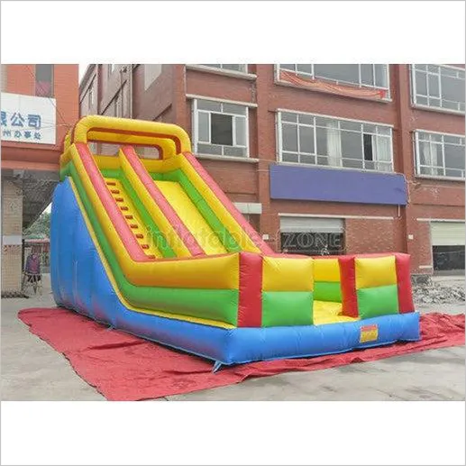 Inflatable Minons Slide,Orange Inflatable Slide,Curved Inflatable Slide