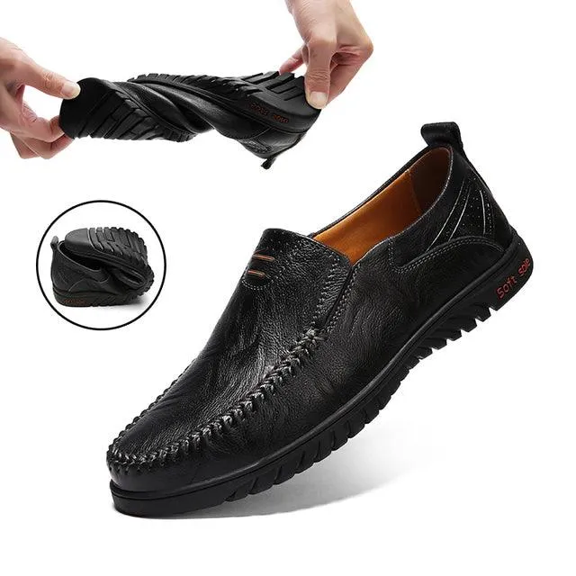 Italian Leather Moccasins