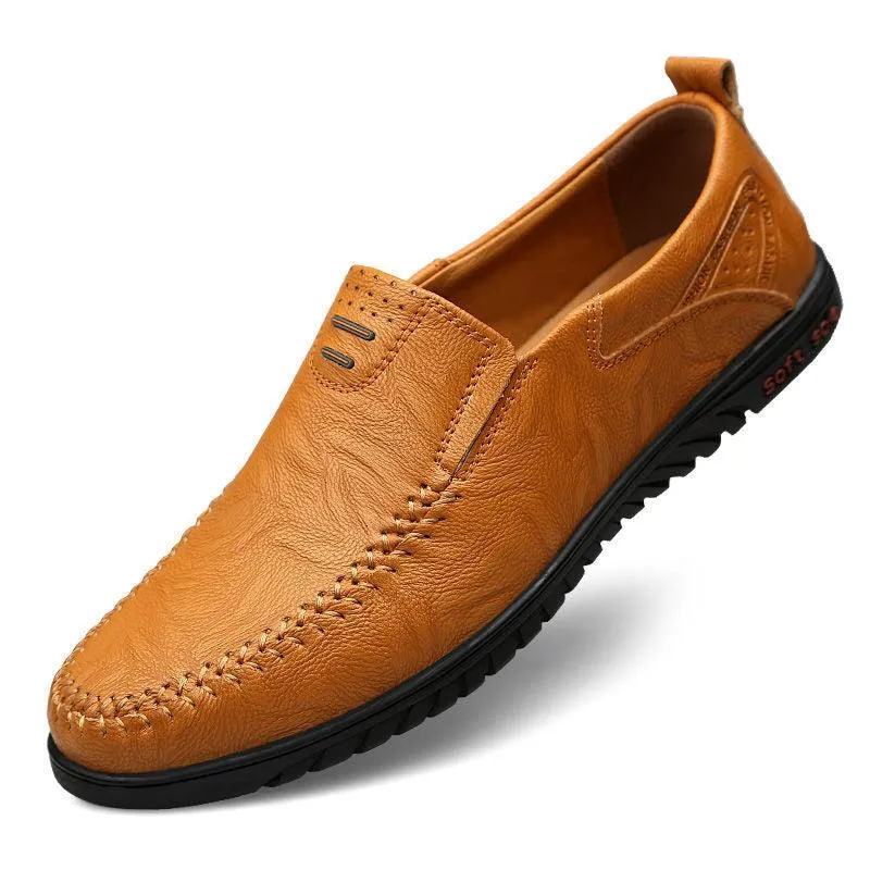 Italian Leather Moccasins