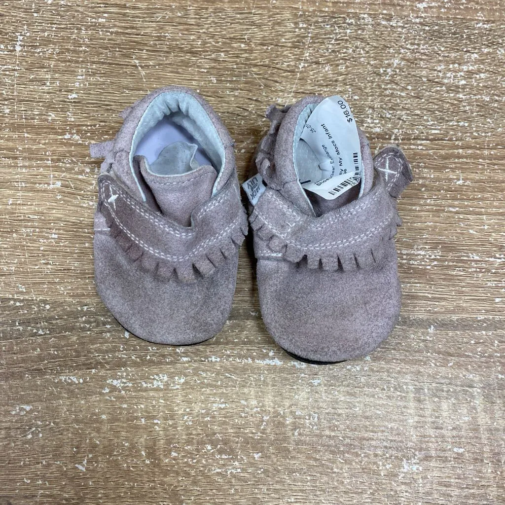 Jack and Lily My Mocs Infant Shoes : beige-infant-