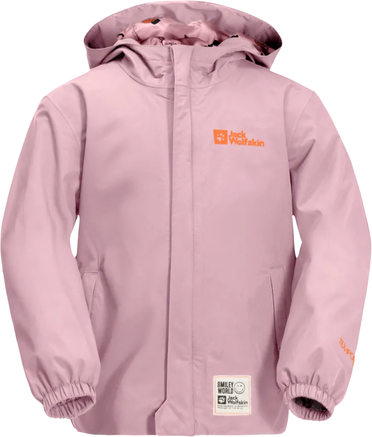 Jack Wolfskin Kids&#x27; Smileyworld 2-Layer Jacket Water Lily | Buy Jack Wolfskin Kids&#x27; Smileyworld 2-Layer Jacket Water Lily here | Outnorth