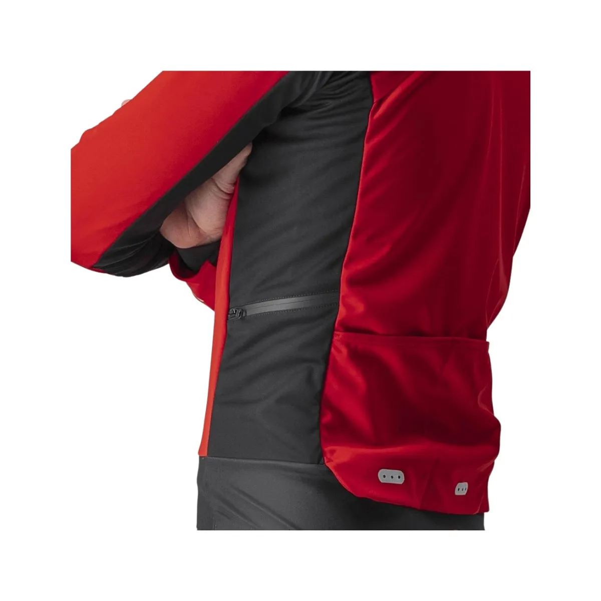 Jacket Castelli Alpha Ros 2 Red Black