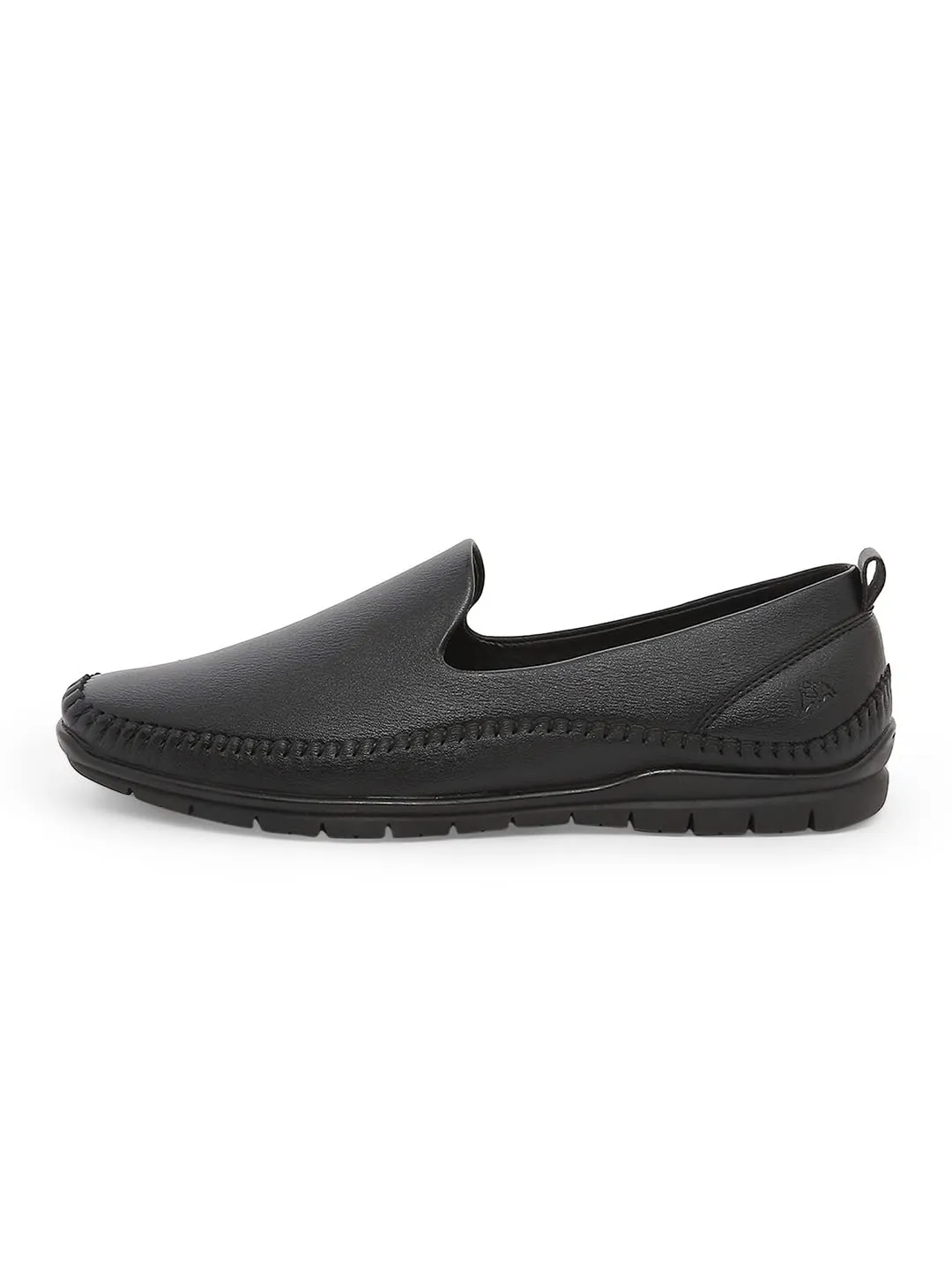 Jaripeo Aspen Premium Vegan Synthetic Casual Loafer for Mens (Black, 43)