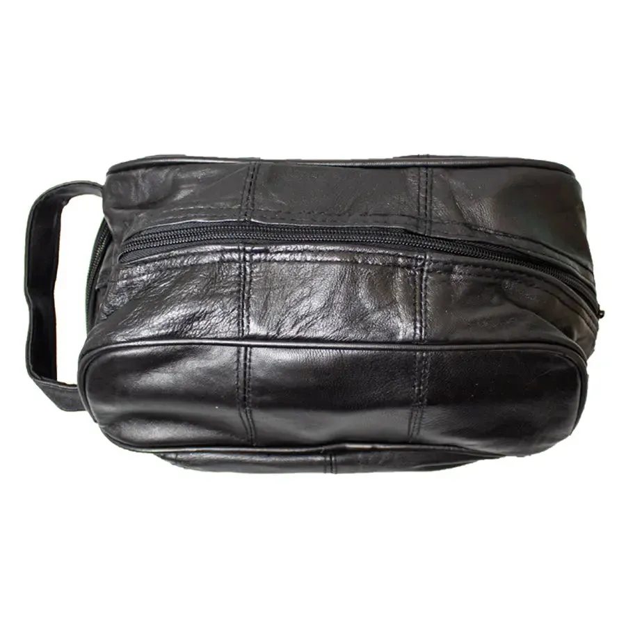 JBG International Leather Toiletry Bag