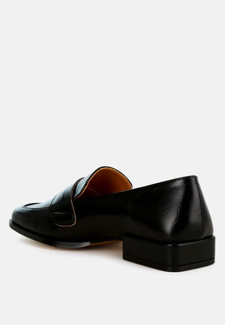 Jongs Metallic Penny Loafers