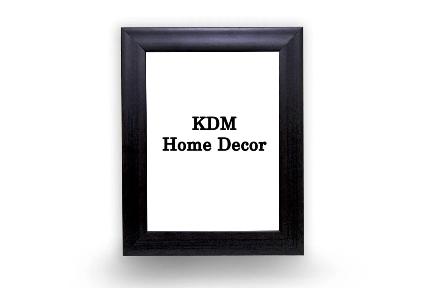 KDM HOME DECOR Photo frame 10x14 Inch Flexible Glass & Synthetic Wood Hanging/Table Top High Density Photo Frame for Wall Decoration Dark Brown