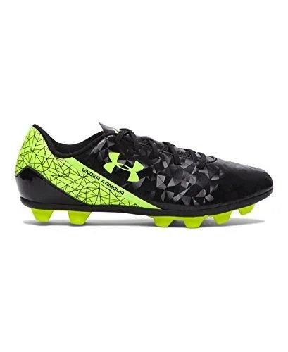 Kids Ua B Sf Flash Hg Jr. Soccer Toddler/Little Kid/Big Kid Black/HighVis Yellow Athletic Shoe