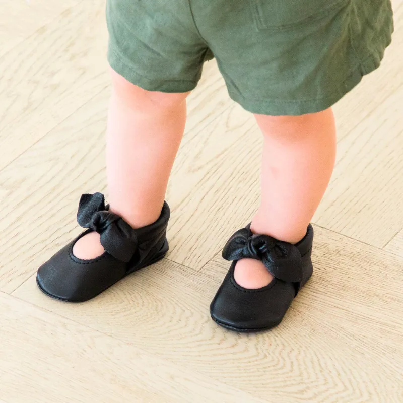 Knotted Bow Moccasins