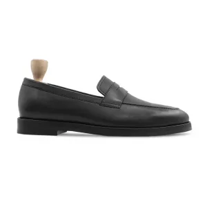 Krag - Men's Black Calf Leather Loafer