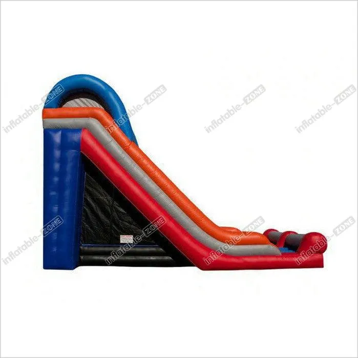 Large 0.55MM PVC Tarpaulin Inflatable Dry Slide For Outdoor Amusement