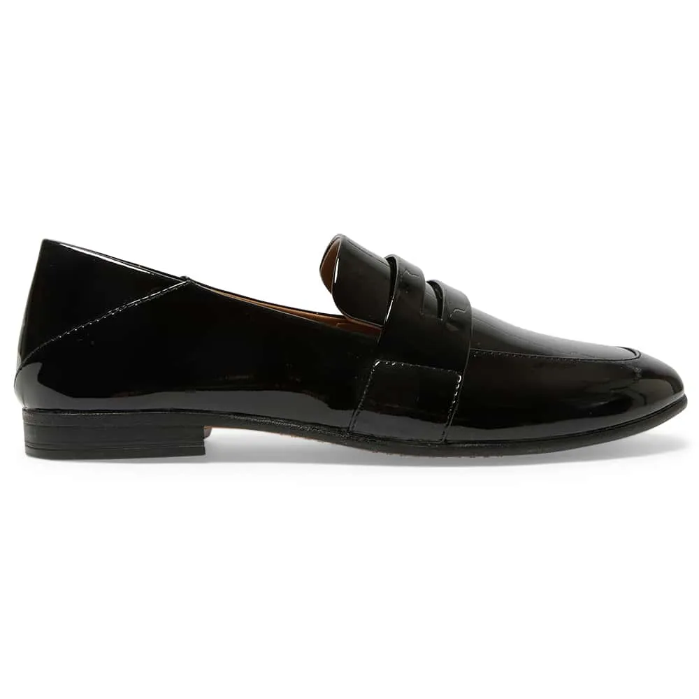 Lazaro Loafer in Black Patent